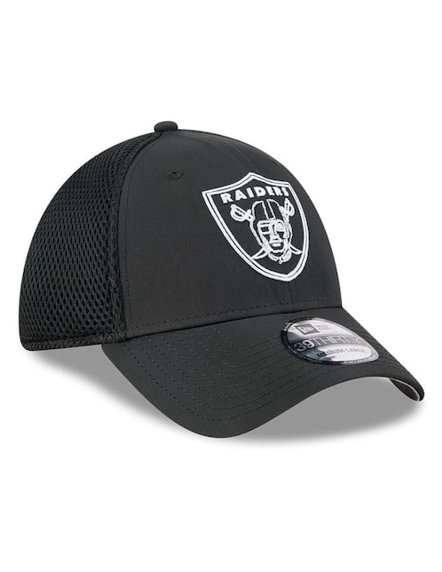 Gorra visera curva cerrada para fútbol americano New Era 3930 Outline raiders Las Vegas Raiders unisex