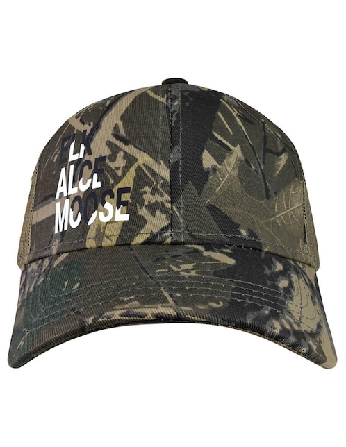 Gorra visera curva velcro casual Sion Elk, Alce, Moose para hombre