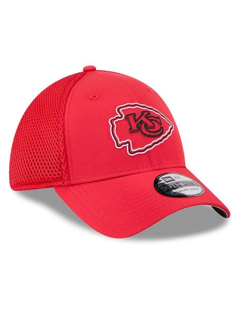 Gorra visera plana cerrada para fútbol americano New Era 3930 Outline Kansas City Chiefs adulto