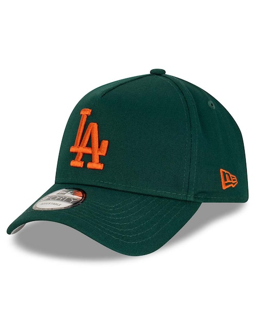 Gorra visera curva snapback para béisbol New Era Copper Green Los Angeles Dodgers para adulto