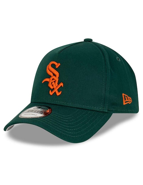 Gorra visera curva snapback para béisbol New Era Copper Green Chicago White Sox para adulto