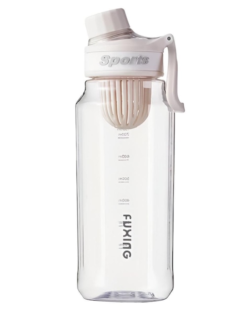 Termo shaker Xtellar de plástico con tapa rosca 750 ml