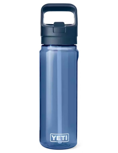 Botella de agua Yeti con popote con tapa rosca 750 ml