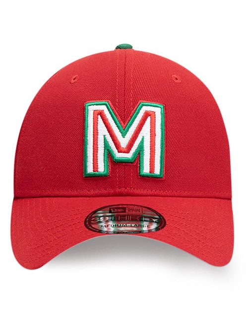 Gorra visera curva cerrada para béisbol New Era México unisex