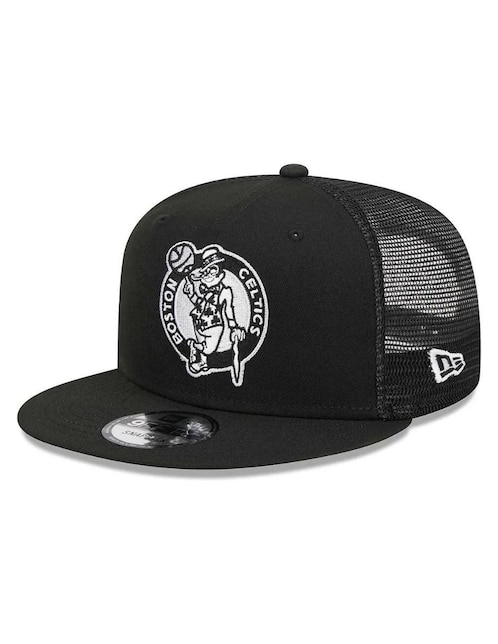 Gorra visera plana correa ajustable para básquetbol New Era 950 Eg Trckr Boston Celtics Unisex