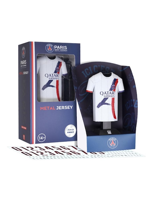Figura de playera Paris SG Alloy Collectors visita 2024/25 de acero inoxidable