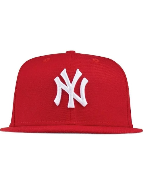 Gorra visera plana cerrada casual New Era New York Yankees para hombre