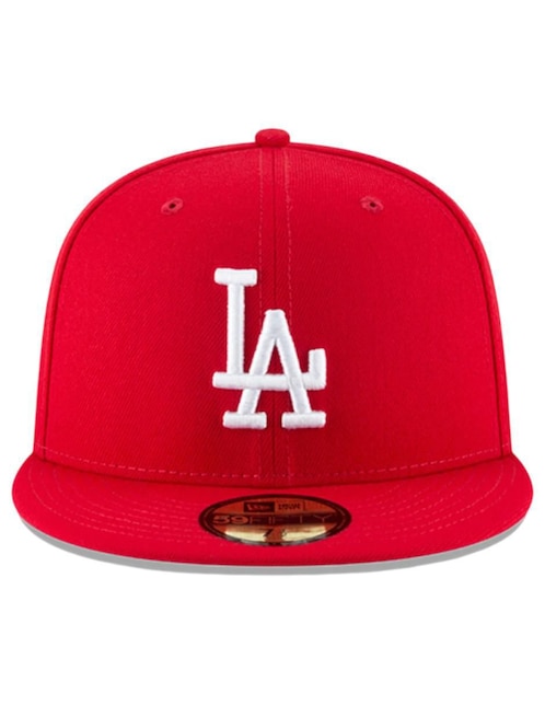Gorra visera plana cerrada casual New Era Los Angeles Dodgers para hombre