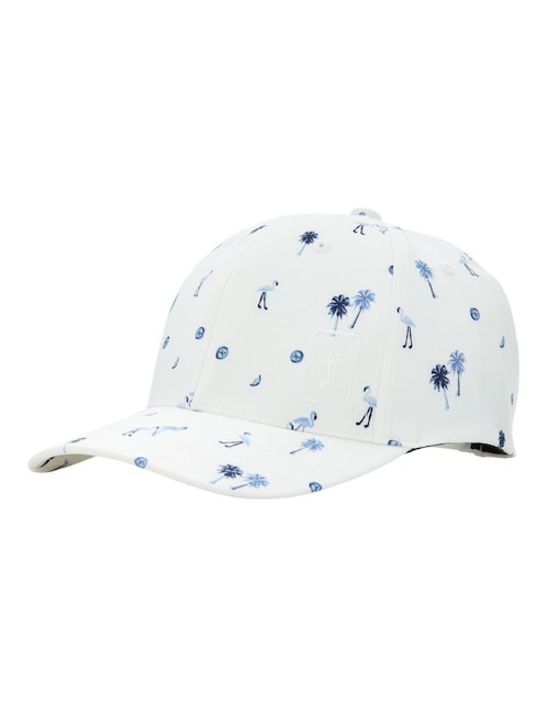 Gorra con visera curva para golf Print Flamingo unisex 1
