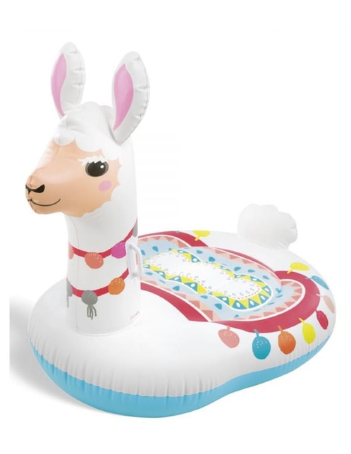 Inflable acuático forma de llama 1