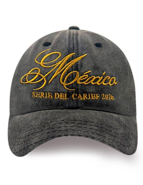 Gorra visera curva correa ajustable para béisbol Charros de Jalisco México unisex