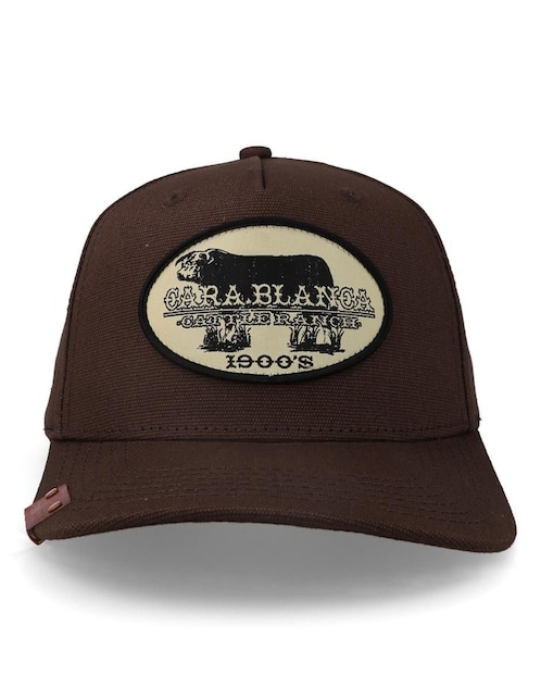Gorra visera curva snapback Cara Blanca para adulto