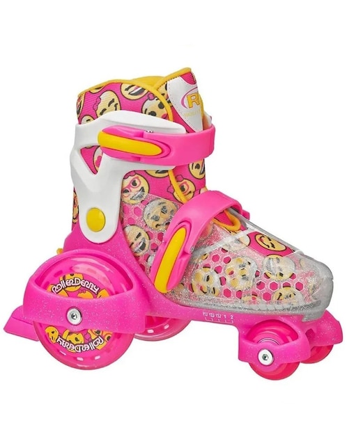 Patines ajustables Roller Derby Fun Roll rosa