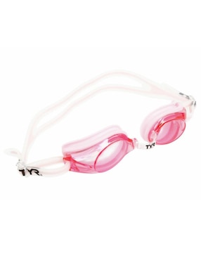 Goggles transparentes Tyr para natación de mujer
