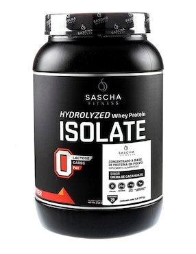 Proteína Hidrolizada Sascha Fitness sabor crema cacahuate de 907 g