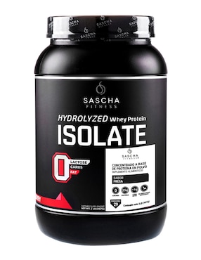 Proteína Hidrolizada Sascha Fitness sabor fresa de 907 g