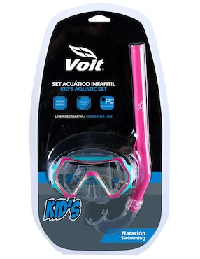 Set de snorkel Voit natación para niña