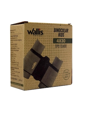 Binocular Wallis gris 4 x 30 mm