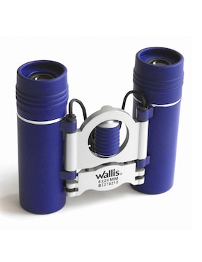 Binocular Wallis Compacto Tipo Tejado Azul 8 X 21 Mm