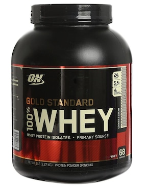 Suplemento Alimenticio Optimum Nutrition Gold Standard Whey Galletas Con Crema 2.27 Kg