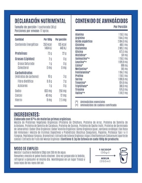 Proteína Vegetal Orgánica Falcon Protein sabor chai de 510 g