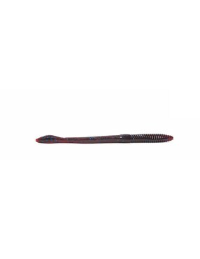 KVD Finesse Worm Soft Lure – 5″ Body Length, Green Pumpkin, Per 15