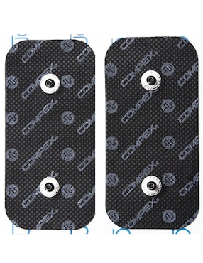 Electrodos Compex EasySnap rectangulares