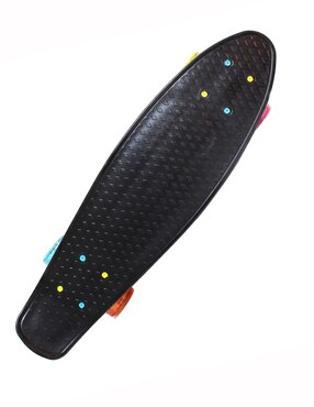 Patineta Penny negra Blazer llanta Transparente