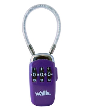 Candado Wallis Para Equipaje Y Memorias USB Con Cable