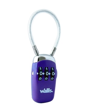Candado Wallis para equipaje y memorias USB con cable