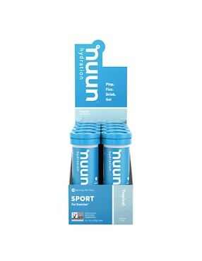 Tabletas rehidratantes Nuun sabor frutas tropicales
