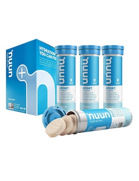 Tabletas rehidratantes Nuun sabor frutas tropicales