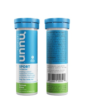 Tabletas rehidratantes Nuun sabor lima limón