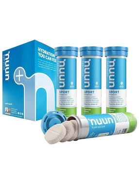 Tabletas rehidratantes Nuun sabor lima limón