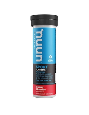 Tabletas rehidratantes Nuun Energy Cherry Limeade caffeine