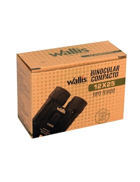 Binocular Wallis compacto tipo tejado