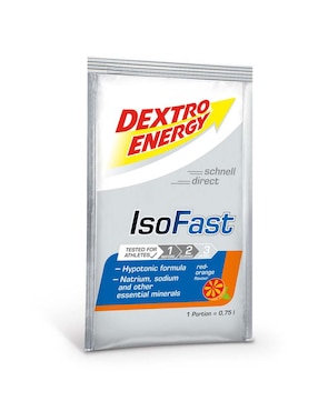 Suplemento Deportivo Dextro Energy Iso Fast 56g Red Orange 6 Pack