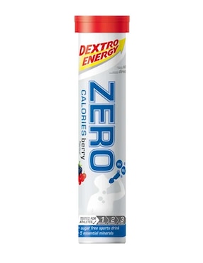 Suplemento deportivo 12 pack Dextro Energy Zero Tabletas 80 g Berry