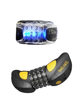 Candado para bicicleta con cable autorreflejante On Guard Terrier Combo 8064GLO
