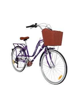 Bicicleta Urbana Retro Monk Loving Rodada 24 7 Velocidades