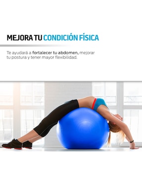 Pelota para pilates y yoga con bomba de aire Redlemon fitness ejercicio