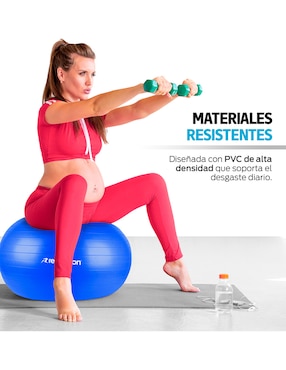 Pelota para pilates y yoga con bomba de aire Redlemon fitness ejercicio
