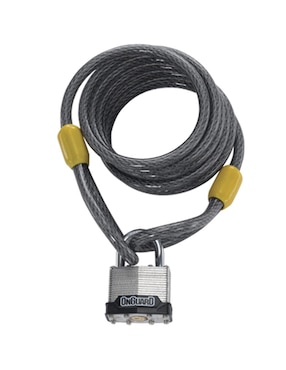 Candado Para Bicicleta Con Cable De Acero Trenzado OnGuard 8033