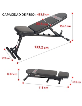 Banco para entrenamiento Sunny Health & Fitness SF-BH6921