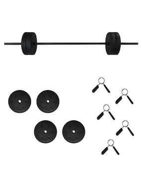 Banco Pesas Multiposiciones Kit Pesas Discos Barra Centurfit
