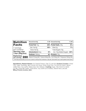Barras de proteína Muscle Foods sabor crema cacahuate