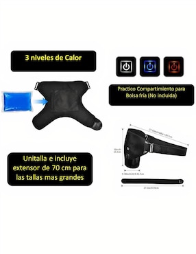 Hombrera deportiva Click 360 Shop con terapia de calor