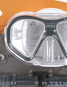 Tubo y gafas para buceo Intex