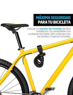 Candado para bicicleta de llave Redlemon