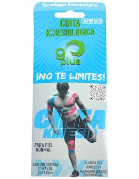 Cuatro cintas Kinesiológicas Go Plus